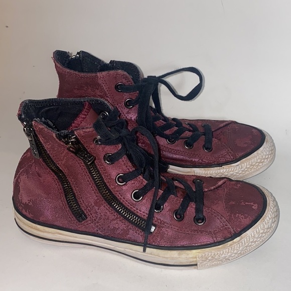Converse from free people crushed suede high tops - Picture 8 of 10